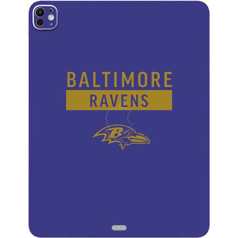 NFL Baltimore Ravens Purple Performance Series iPad Pro 13in M4 (2024) Skin