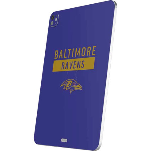 NFL Baltimore Ravens Purple Performance Series iPad Pro 13in M4 (2024) Skin