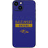 NFL Baltimore Ravens Purple Performance Series iPhone Skins