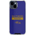 NFL Baltimore Ravens Purple Performance Series iPhone 15 Clear Case