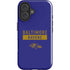 NFL Baltimore Ravens Purple Performance Series iPhone 16 Impact Case