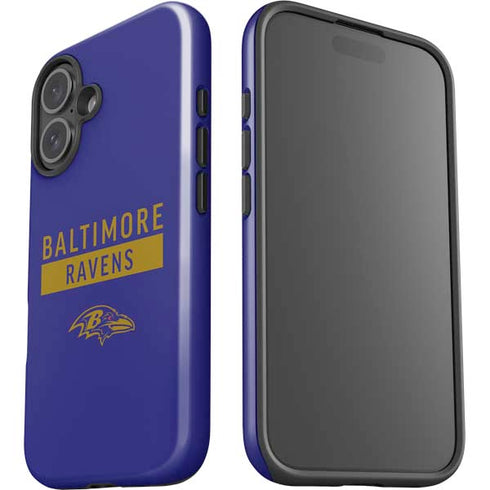 NFL Baltimore Ravens Purple Performance Series iPhone 16 Plus Impact Case