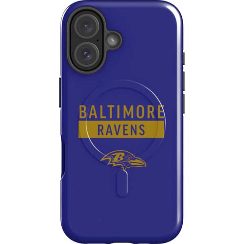 NFL Baltimore Ravens Purple Performance Series iPhone 16 Plus Magsafe Impact Case