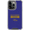NFL Baltimore Ravens Purple Performance Series iPhone 16 Pro Clear Case