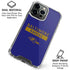 NFL Baltimore Ravens Purple Performance Series iPhone 16 Pro Clear Case