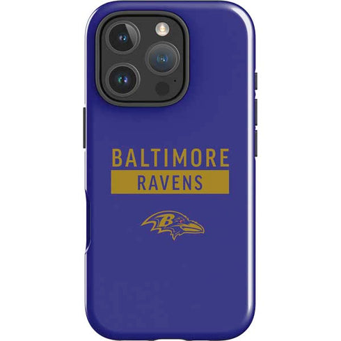 NFL Baltimore Ravens Purple Performance Series iPhone 16 Pro Impact Case