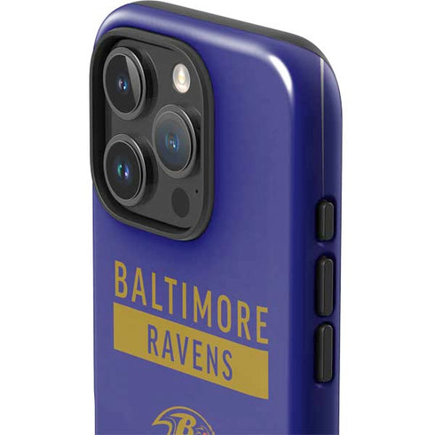 NFL Baltimore Ravens Purple Performance Series iPhone 16 Pro Impact Case