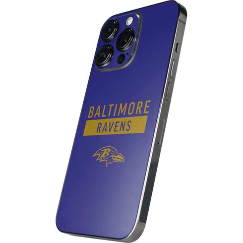NFL Baltimore Ravens Purple Performance Series iPhone 16 Pro Max Skin