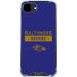 NFL Baltimore Ravens Purple Performance Series iPhone 16e Clear Case