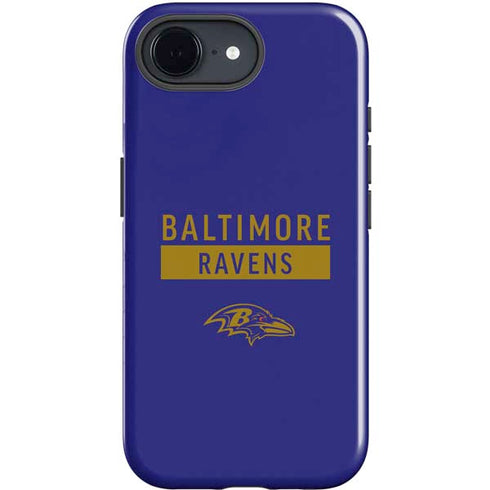 NFL Baltimore Ravens Purple Performance Series iPhone 16e Impact Case