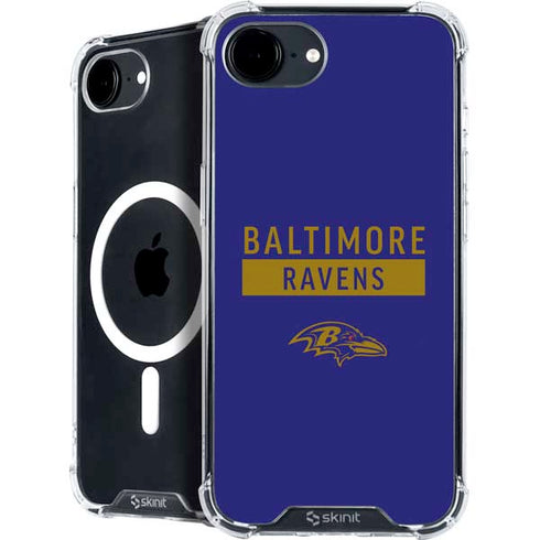 NFL Baltimore Ravens Purple Performance Series iPhone 16e MagSafe Case