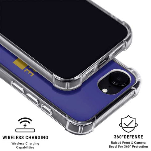NFL Baltimore Ravens Purple Performance Series iPhone 16e MagSafe Case