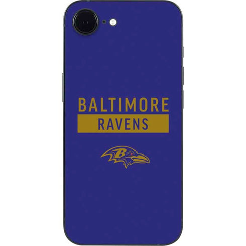 NFL Baltimore Ravens Purple Performance Series iPhone 16e Skin