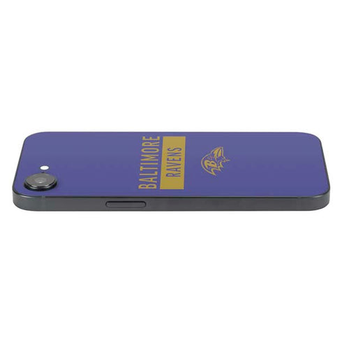 NFL Baltimore Ravens Purple Performance Series iPhone 16e Skin