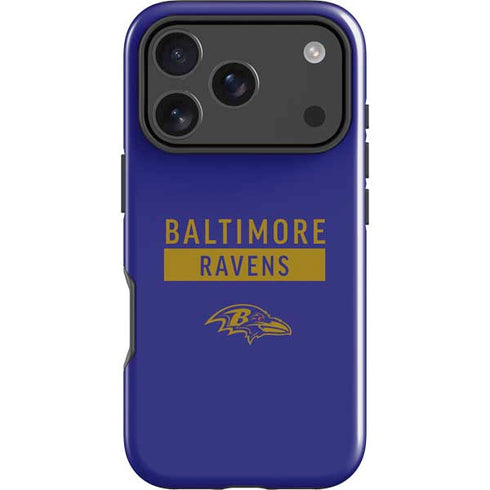 NFL Baltimore Ravens Purple Performance Series iPhone 18 Pro Impact Case