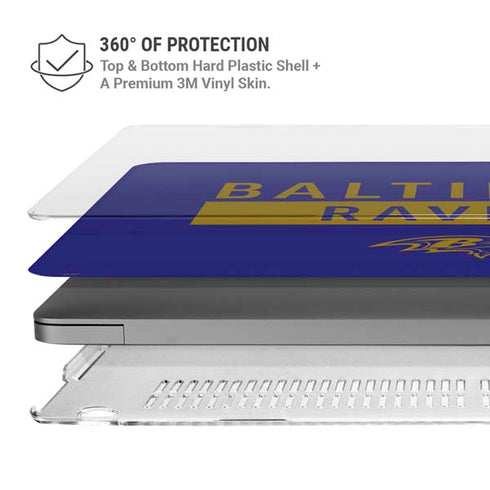 NFL Baltimore Ravens Purple Performance Series MacBook Cases