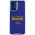 NFL Baltimore Ravens Purple Performance Series Moto G 5G (2024) Clear Case