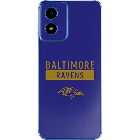 NFL Baltimore Ravens Purple Performance Series Moto G Play 4G (2024) Skin