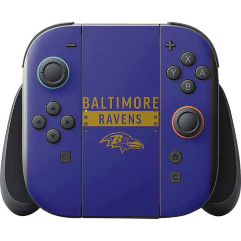 NFL Baltimore Ravens Purple Performance Series Nintendo Switch 2 (2025) with Joy-Con Skin