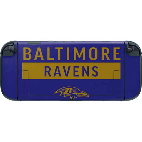 NFL Baltimore Ravens Purple Performance Series Nintendo Switch 2 (2025) with Joy-Con Skin