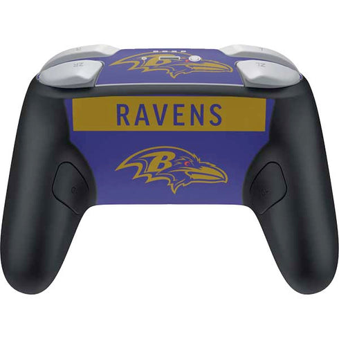 NFL Baltimore Ravens Purple Performance Series Nintendo Switch 2 (2025) Pro Controller Skin