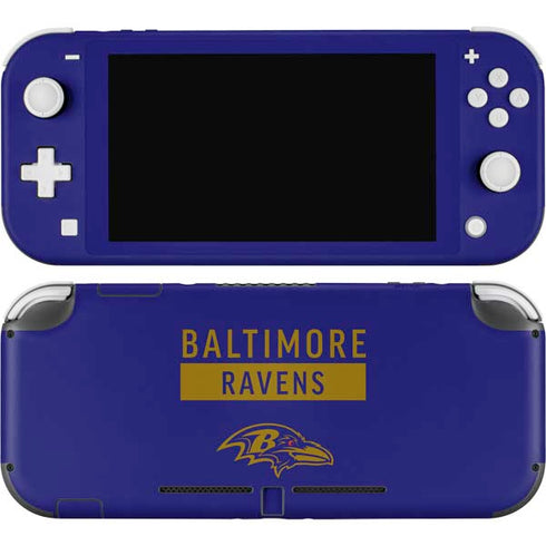 NFL Baltimore Ravens Purple Performance Series Nintendo Skins