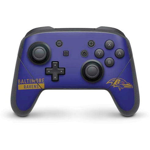 NFL Baltimore Ravens Purple Performance Series Nintendo Skins