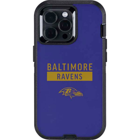 NFL Baltimore Ravens Purple Performance Series Otterbox Defender iPhone Skin