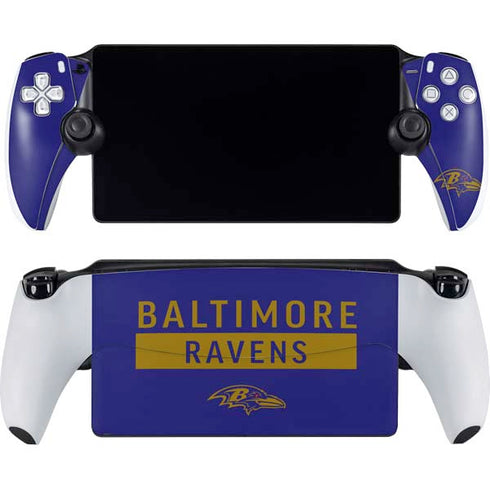 NFL Baltimore Ravens Purple Performance Series PlayStation Portal Remote Player Skin