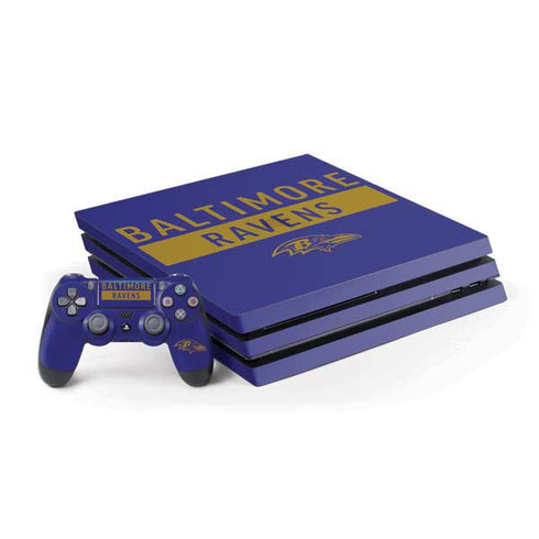 NFL Baltimore Ravens Purple Performance Series PlayStation PS4 Skins
