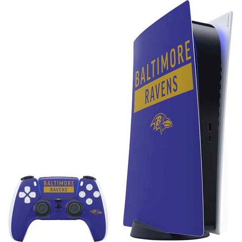 NFL Baltimore Ravens Purple Performance Series PlayStation PS5 Skins