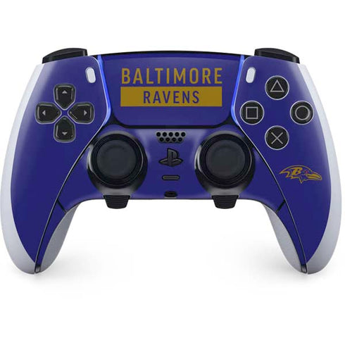 NFL Baltimore Ravens Purple Performance Series PlayStation PS5 Skins