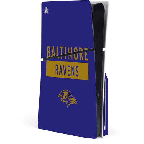 NFL Baltimore Ravens Purple Performance Series PlayStation PS5 Skins