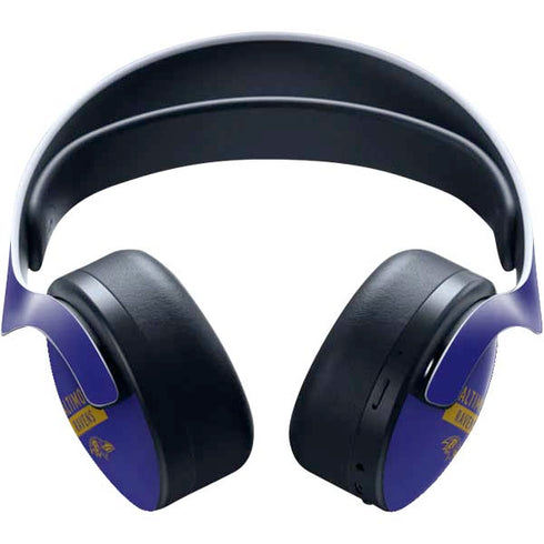 NFL Baltimore Ravens Purple Performance Series PULSE 3D Wireless Headset for PS5 Skin
