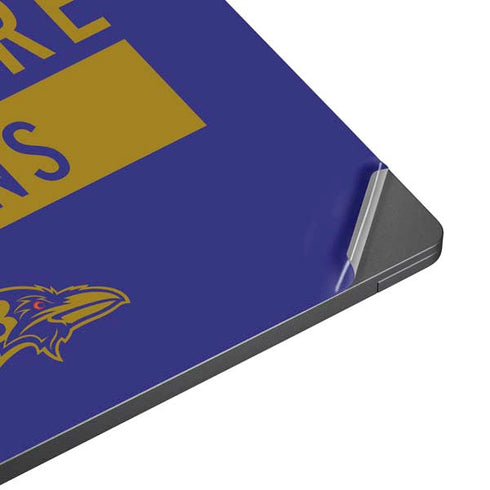 NFL Baltimore Ravens Purple Performance Series Surface Laptop 7 15in Skin
