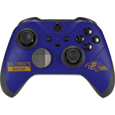 NFL Baltimore Ravens Purple Performance Series Xbox Elite Wireless Controller Series 2 Skin