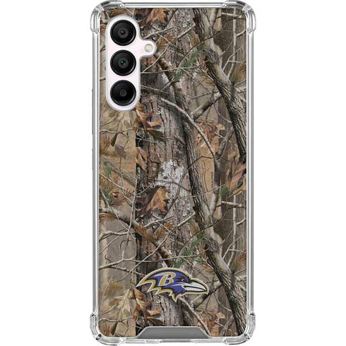 NFL Baltimore Ravens Realtree AP Camo Galaxy A16 5G Clear Case