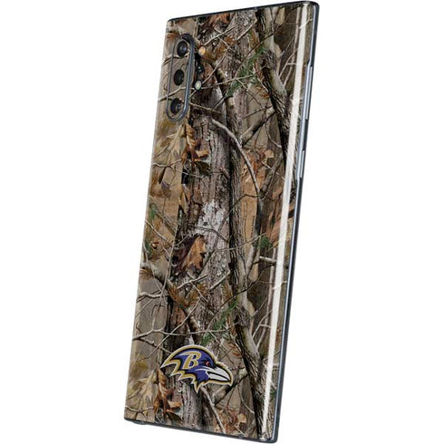 NFL Baltimore Ravens Realtree AP Camo Galaxy Note 10 Plus Skin