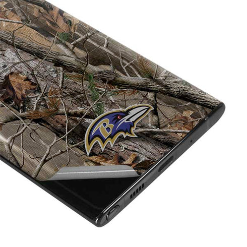 NFL Baltimore Ravens Realtree AP Camo Galaxy Note 10 Plus Skin