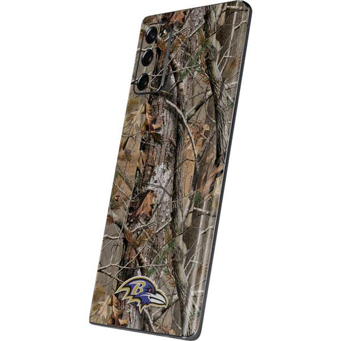 NFL Baltimore Ravens Realtree AP Camo Galaxy Note20 5G Skin