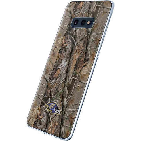 NFL Baltimore Ravens Realtree AP Camo Galaxy S10e Skin
