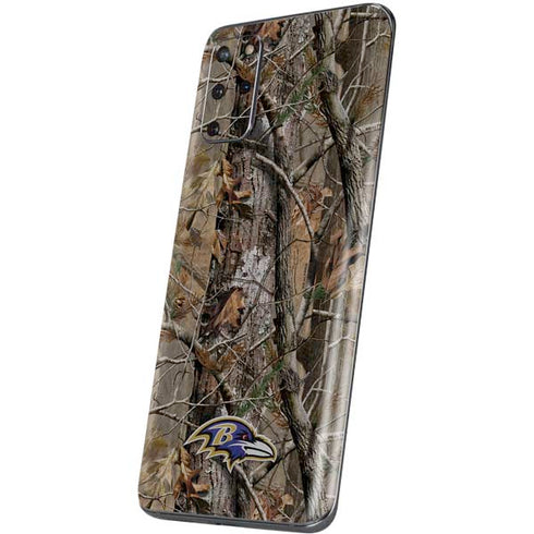 NFL Baltimore Ravens Realtree AP Camo Galaxy S20 Plus Skin