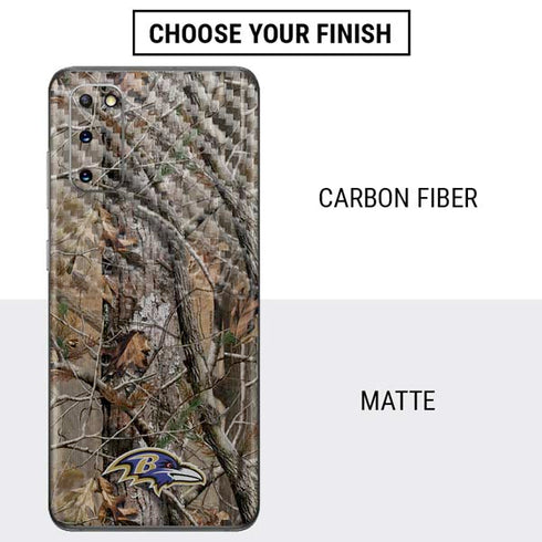 NFL Baltimore Ravens Realtree AP Camo Galaxy S20 Skin
