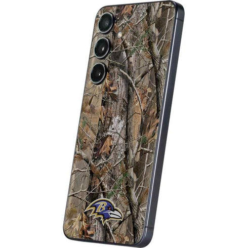 NFL Baltimore Ravens Realtree AP Camo Galaxy S25 Plus Skin