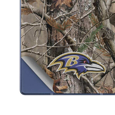 NFL Baltimore Ravens Realtree AP Camo Galaxy Z Fold6 Skin