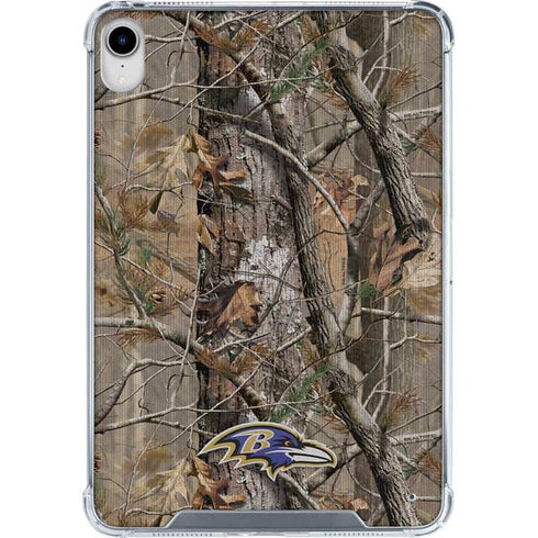NFL Baltimore Ravens Realtree AP Camo iPad 11th Gen (2025) Clear Case
