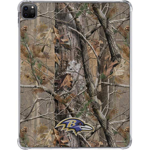 NFL Baltimore Ravens Realtree AP Camo iPad Pro 11in (2024) Clear Case