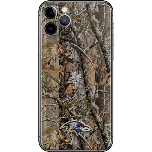 NFL Baltimore Ravens Realtree AP Camo iPhone 11 Pro Skin