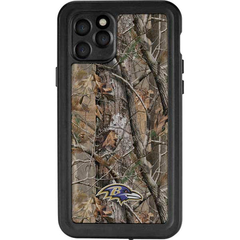 NFL Baltimore Ravens Realtree AP Camo iPhone 11 Pro Waterproof Case