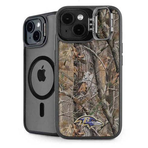 NFL Baltimore Ravens Realtree AP Camo iPhone 13 Kickstand Case